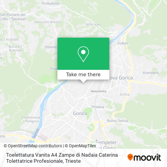 Toelettatura Vanita A4 Zampe di Nadaia Caterina Tolettatrice Profesionale map