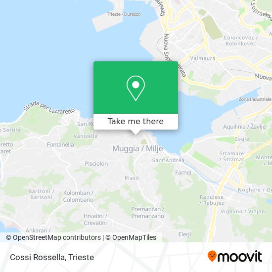 Cossi Rossella map