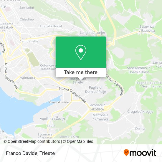 Franco Davide map