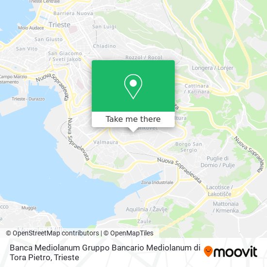 Banca Mediolanum Gruppo Bancario Mediolanum di Tora Pietro map