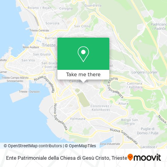 Ente Patrimoniale della Chiesa di Gesù Cristo map