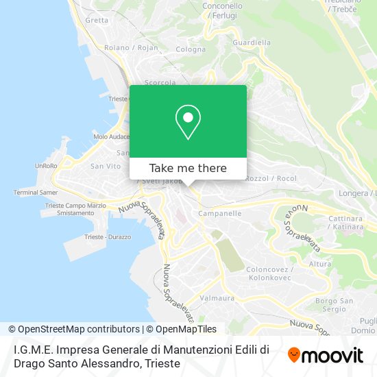 I.G.M.E. Impresa Generale di Manutenzioni Edili di Drago Santo Alessandro map