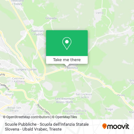 Scuole Pubbliche - Scuola dell'Infanzia Statale Slovena - Ubald Vrabec map