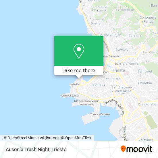 Ausonia Trash Night map
