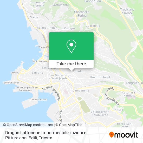 Dragan Lattonerie Impermeabilizzazioni e Pitturazioni Edili map