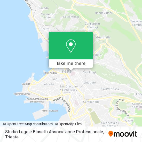 Studio Legale Blasetti Associazione Professionale map