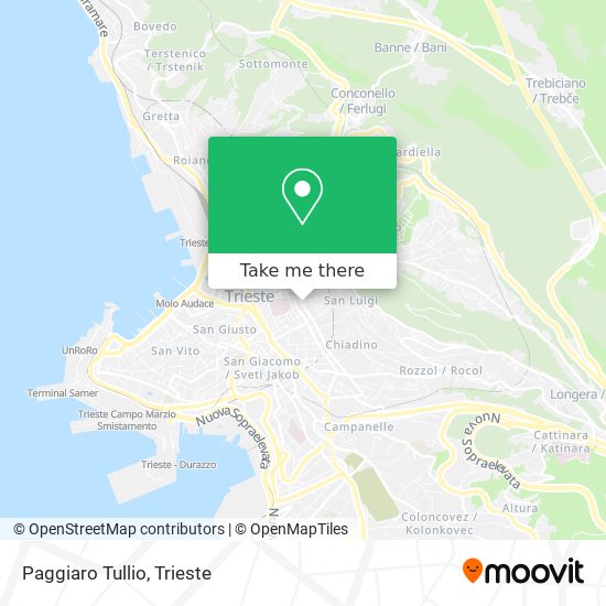 Paggiaro Tullio map