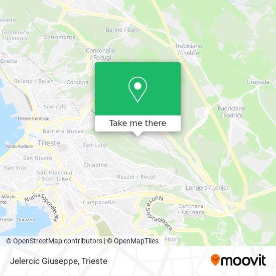 Jelercic Giuseppe map