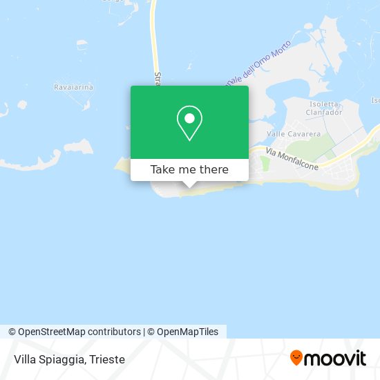 Villa Spiaggia map
