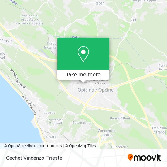 Cechet Vincenzo map
