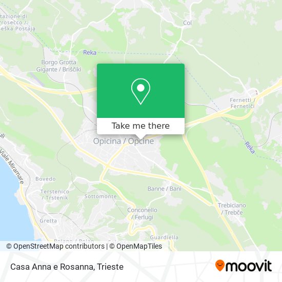 Casa Anna e Rosanna map
