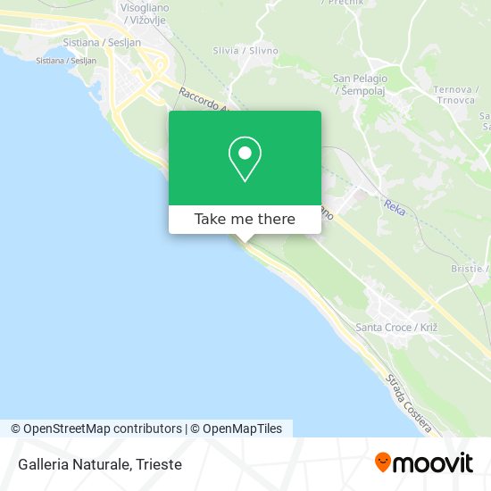 Galleria Naturale map