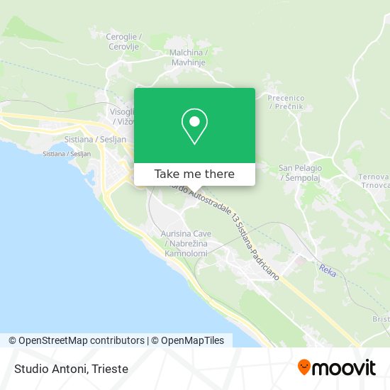 Studio Antoni map