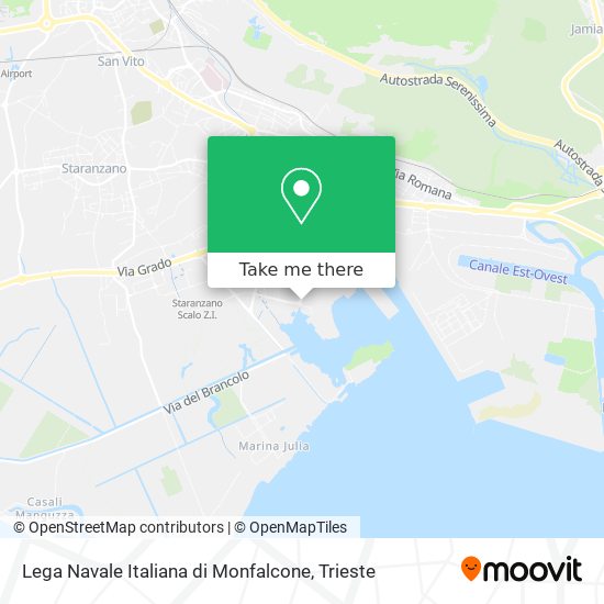 Lega Navale Italiana di Monfalcone map