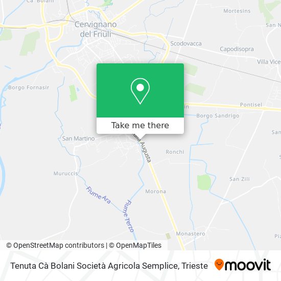 Tenuta Cà Bolani Società Agricola Semplice map