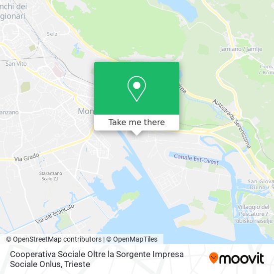 Cooperativa Sociale Oltre la Sorgente Impresa Sociale Onlus map