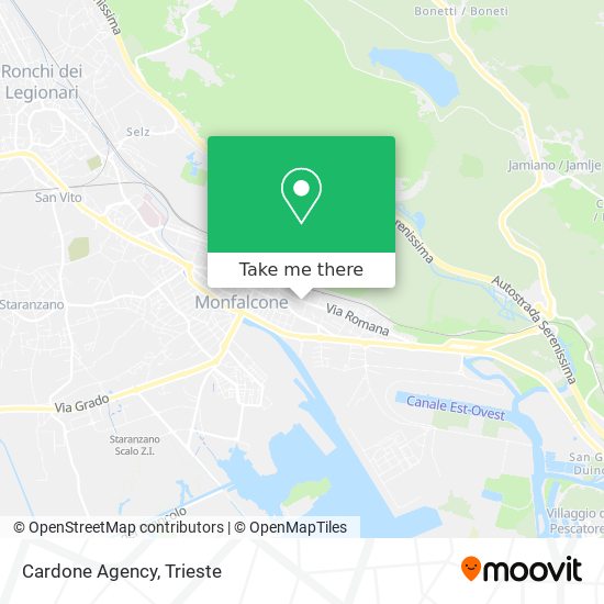 Cardone Agency map