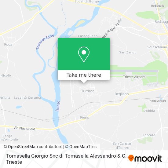 Tomasella Giorgio Snc di Tomasella Alessandro & C. map