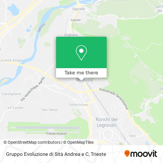 Gruppo Evoluzione di Sità Andrea e C map