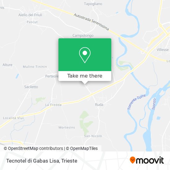 Tecnotel di Gabas Lisa map