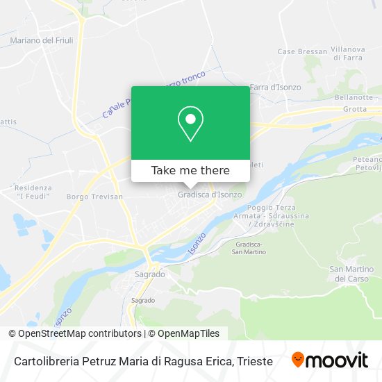 Cartolibreria Petruz Maria di Ragusa Erica map