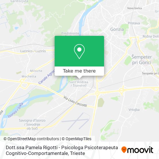 Dott.ssa Pamela Rigotti - Psicologa Psicoterapeuta Cognitivo-Comportamentale map