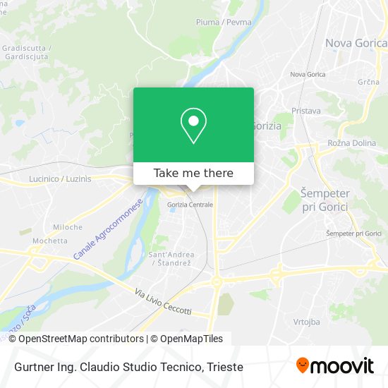 Gurtner Ing. Claudio Studio Tecnico map