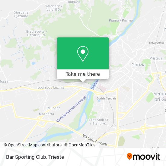 Bar Sporting Club map