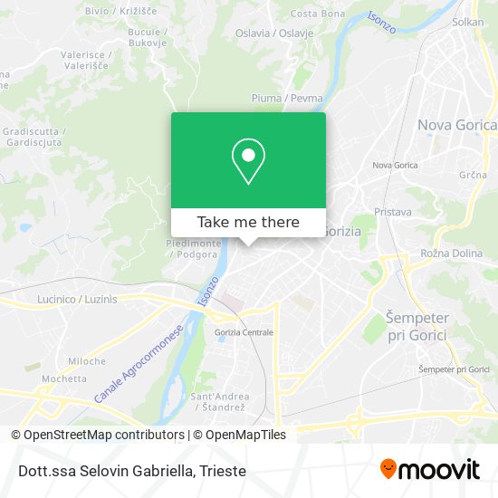 Dott.ssa Selovin Gabriella map