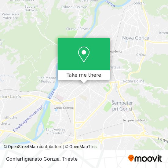 Confartigianato Gorizia map