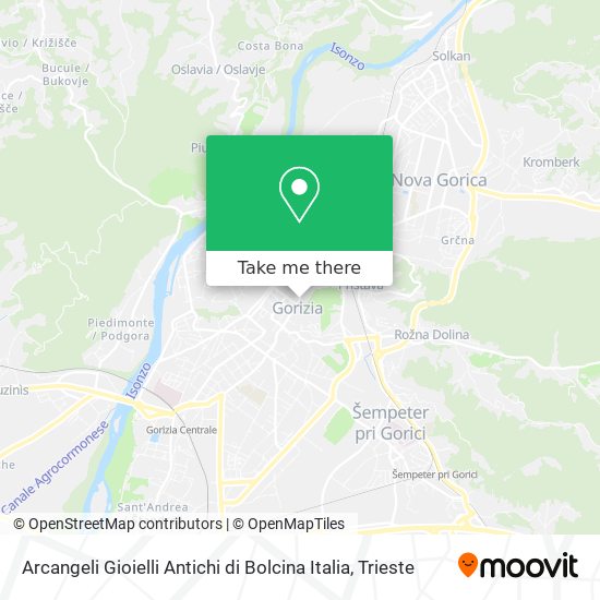 Arcangeli Gioielli Antichi di Bolcina Italia map