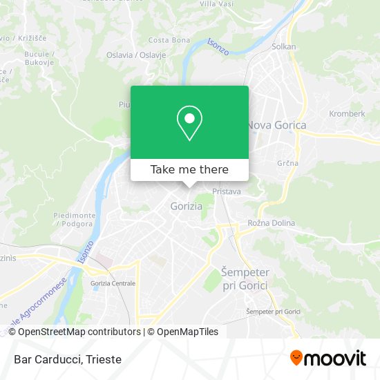 Bar Carducci map