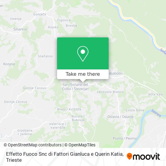 Effetto Fuoco Snc di Fattori Gianluca e Querin Katia map