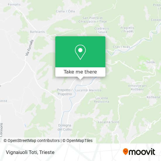 Vignaiuoli Toti map