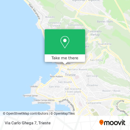 Via Carlo Ghega 7 map