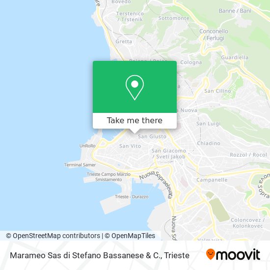 Marameo Sas di Stefano Bassanese & C. map