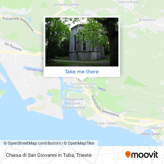 Chiesa di San Giovanni in Tuba map