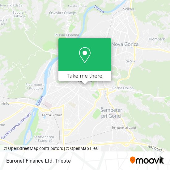 Euronet Finance Ltd map