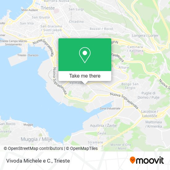 Vivoda Michele e C. map