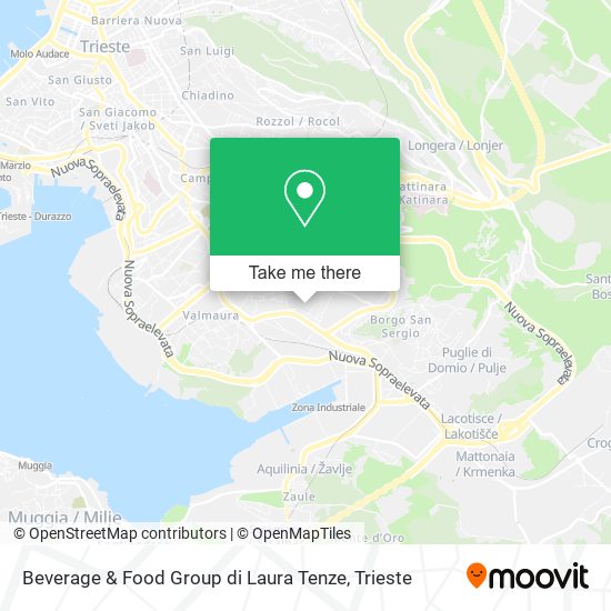 Beverage & Food Group di Laura Tenze map
