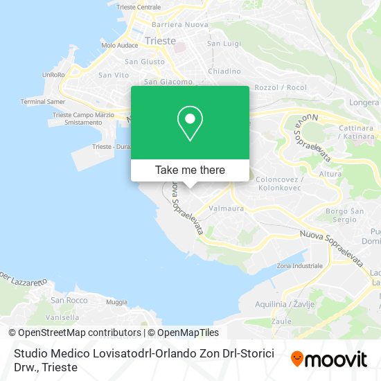 Studio Medico Lovisatodrl-Orlando Zon Drl-Storici Drw. map