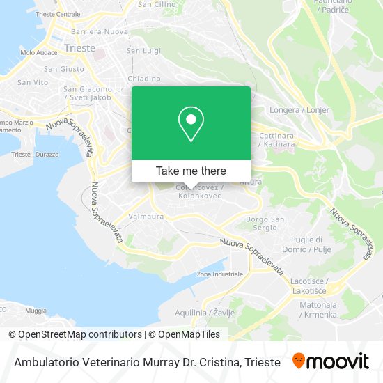 Ambulatorio Veterinario Murray Dr. Cristina map