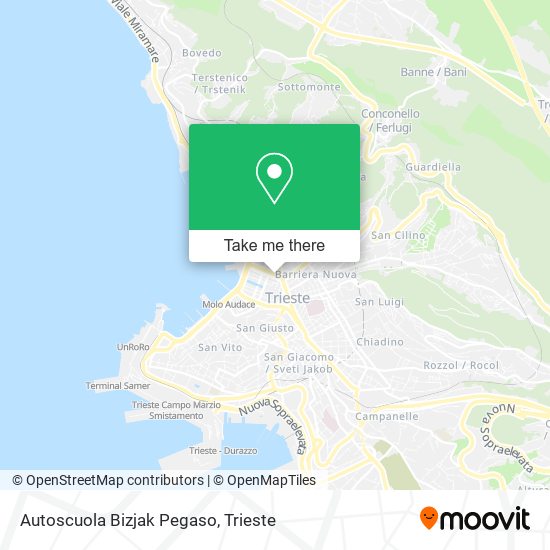 Autoscuola Bizjak Pegaso map