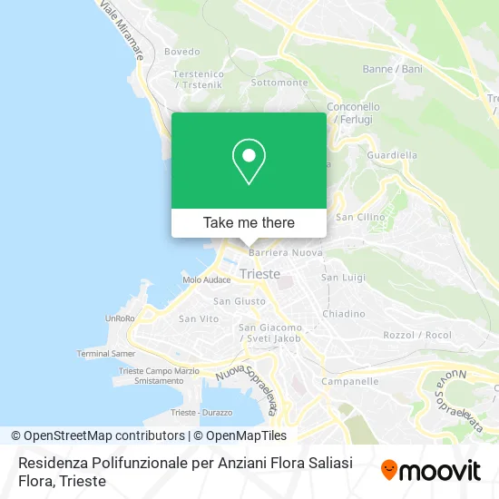 Residenza Polifunzionale per Anziani Flora Saliasi Flora map