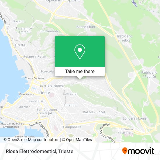 Riosa Elettrodomestici map