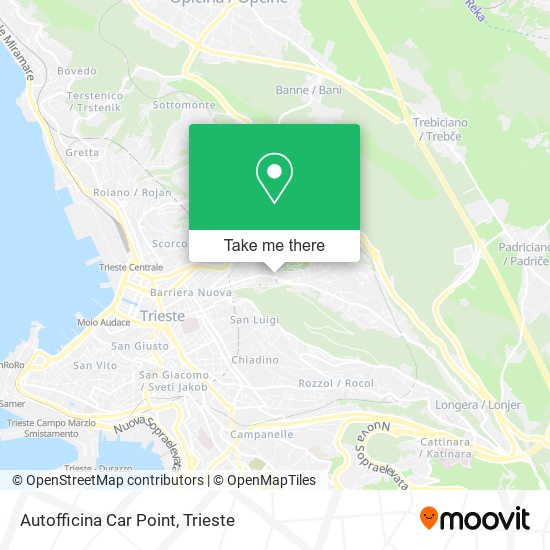 Autofficina Car Point map