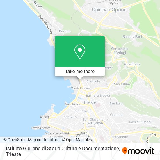 Istituto Giuliano di Storia Cultura e Documentazione map