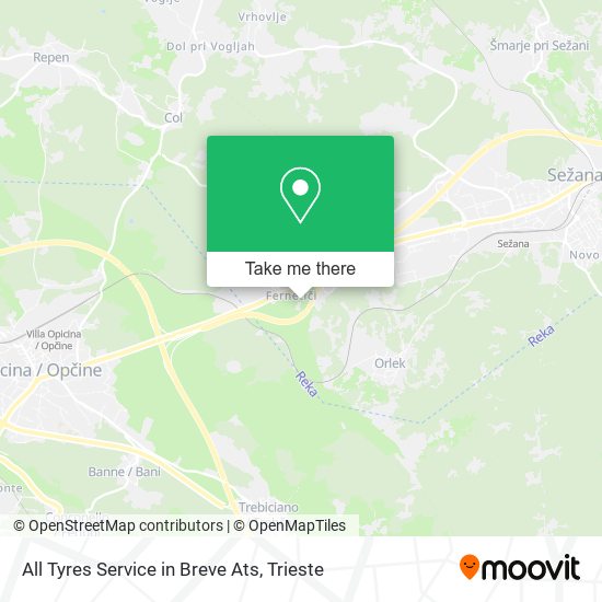 All Tyres Service in Breve Ats map