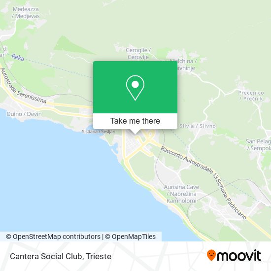 Cantera Social Club map