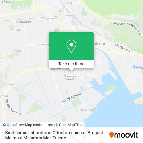 Biodinamic Laboratorio Odontotecnico di Bregant Maimo e Malaroda Mar map